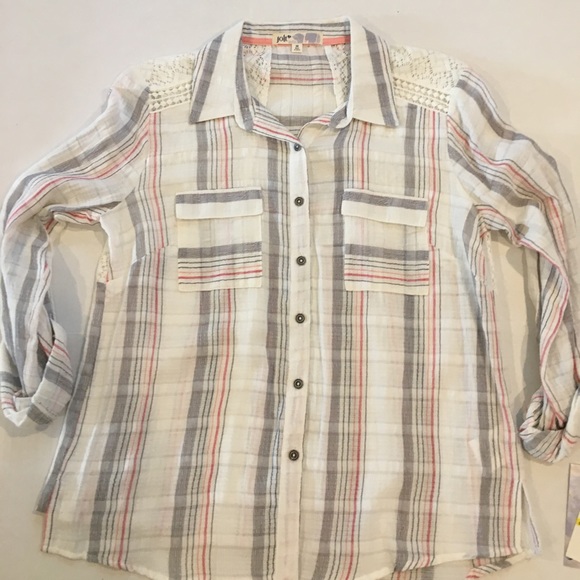 Women's Jolt multi color with lace shirt - Picture 6 of 8